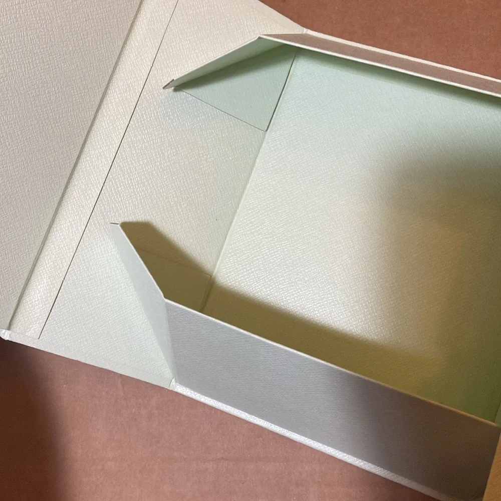 Prada Mint Green Hard Carton Empty Storage Folded  Box